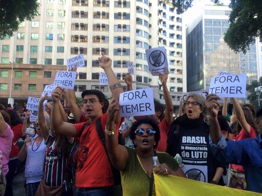 Fora Temer na Candelária