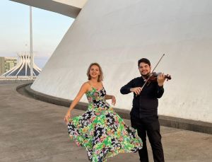 A soprano Renata Dourado e o barítono e violinista Isaac Francisco apresentam obras de Maria Callas, Pavarotti, Andrea Bocelli e Édith Piaf