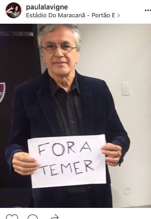 Caetano Veloso na abertura do Rio 2016