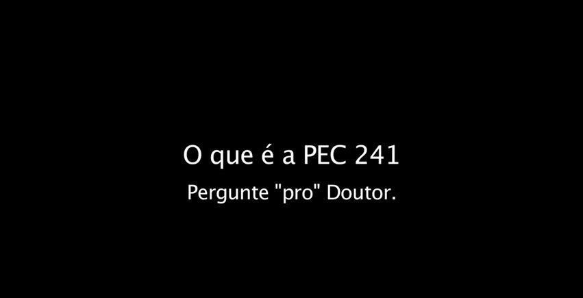 O que é a PEC 241?